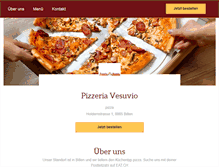 Tablet Screenshot of pizzeria-vesuvio.ch